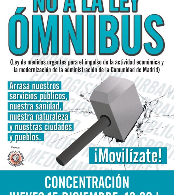 Concentración contra la Ley Ómnibus – 15 de diciembre